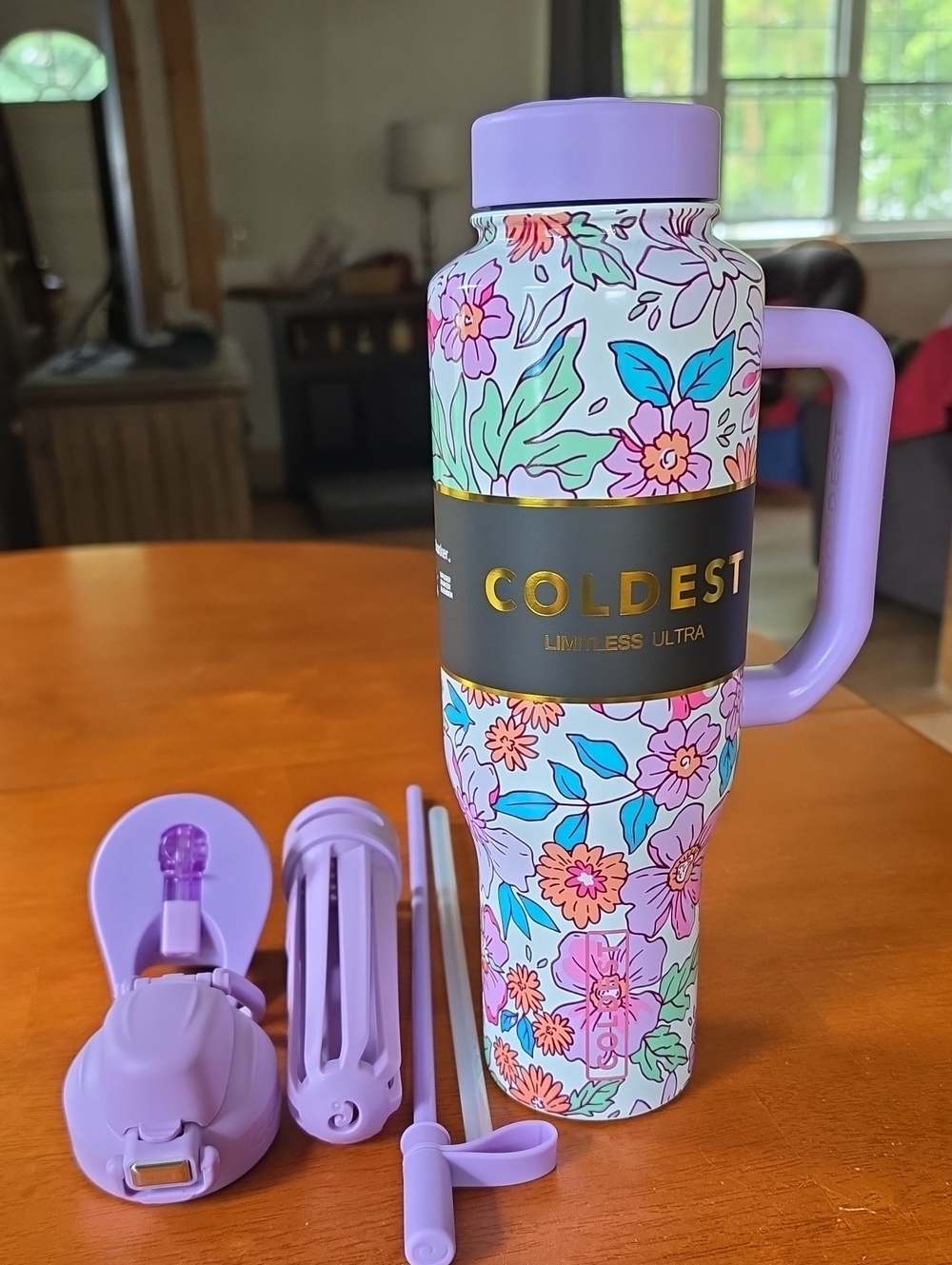 Coldest 46 oz Limitless Bottle - Flirt & Flower